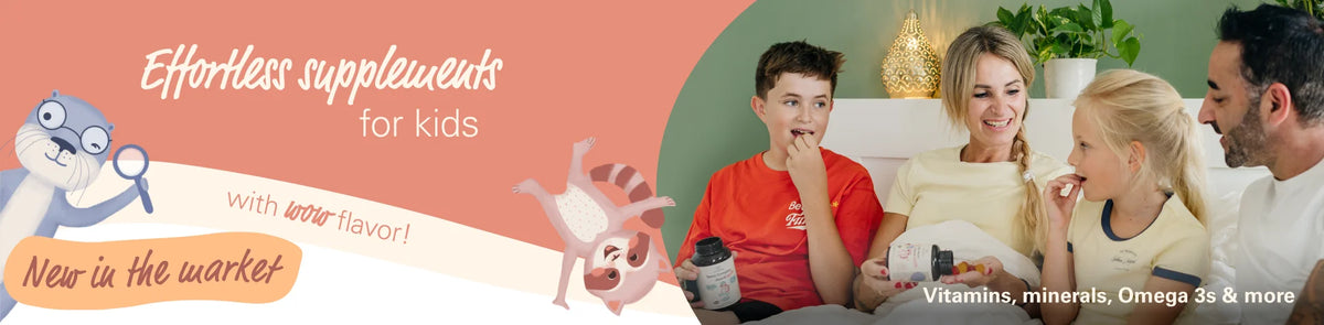 Effortless supplements for kids with wow flavor: a family enjoying wowtamins gummies together